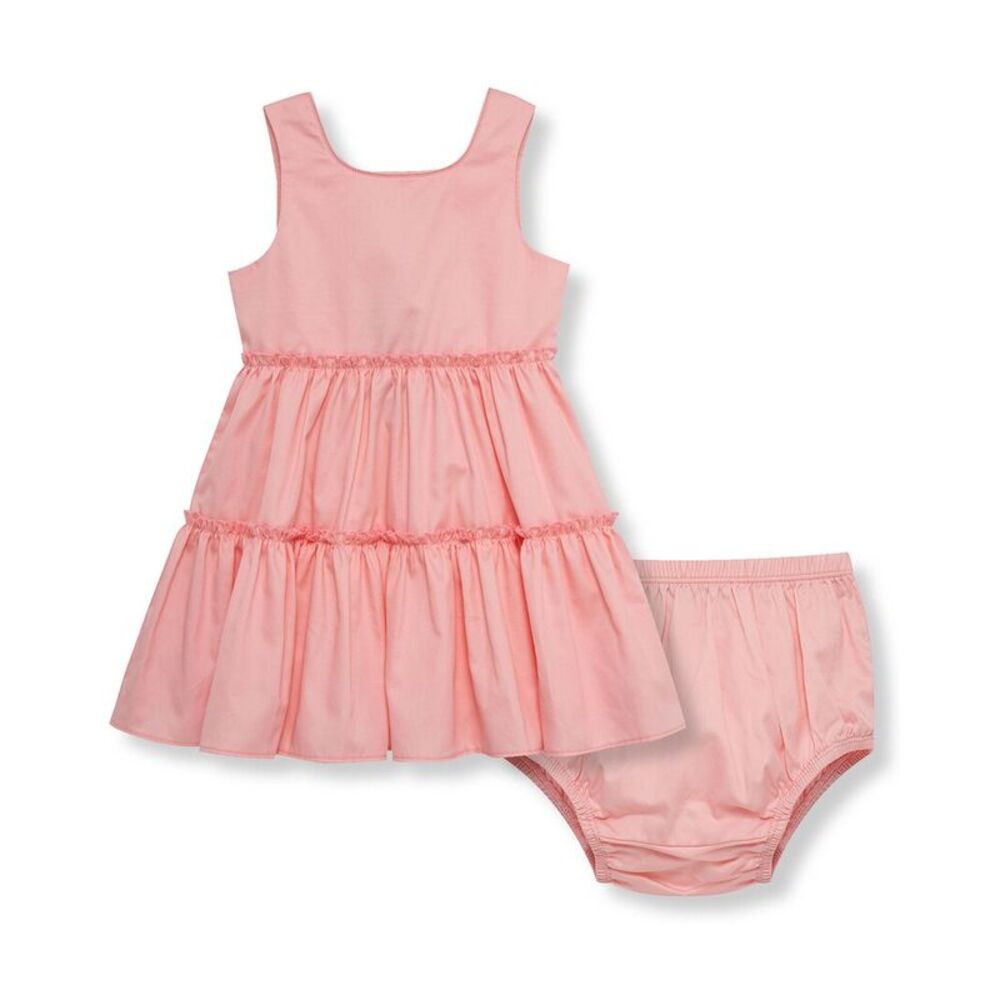 Habitual Tiered Babydoll Dress, Pink